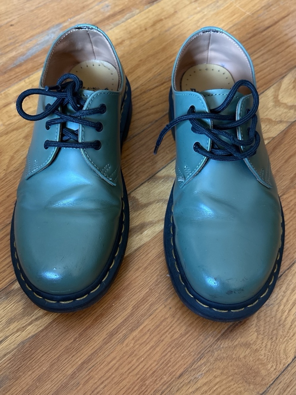 Dr. Martens Women's Teal Lace-Up Oxford Shoes